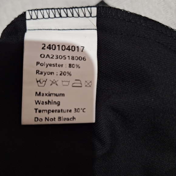 NWT COMMENSE Elegant Black Maxi Skirt - Picture 11 of 13